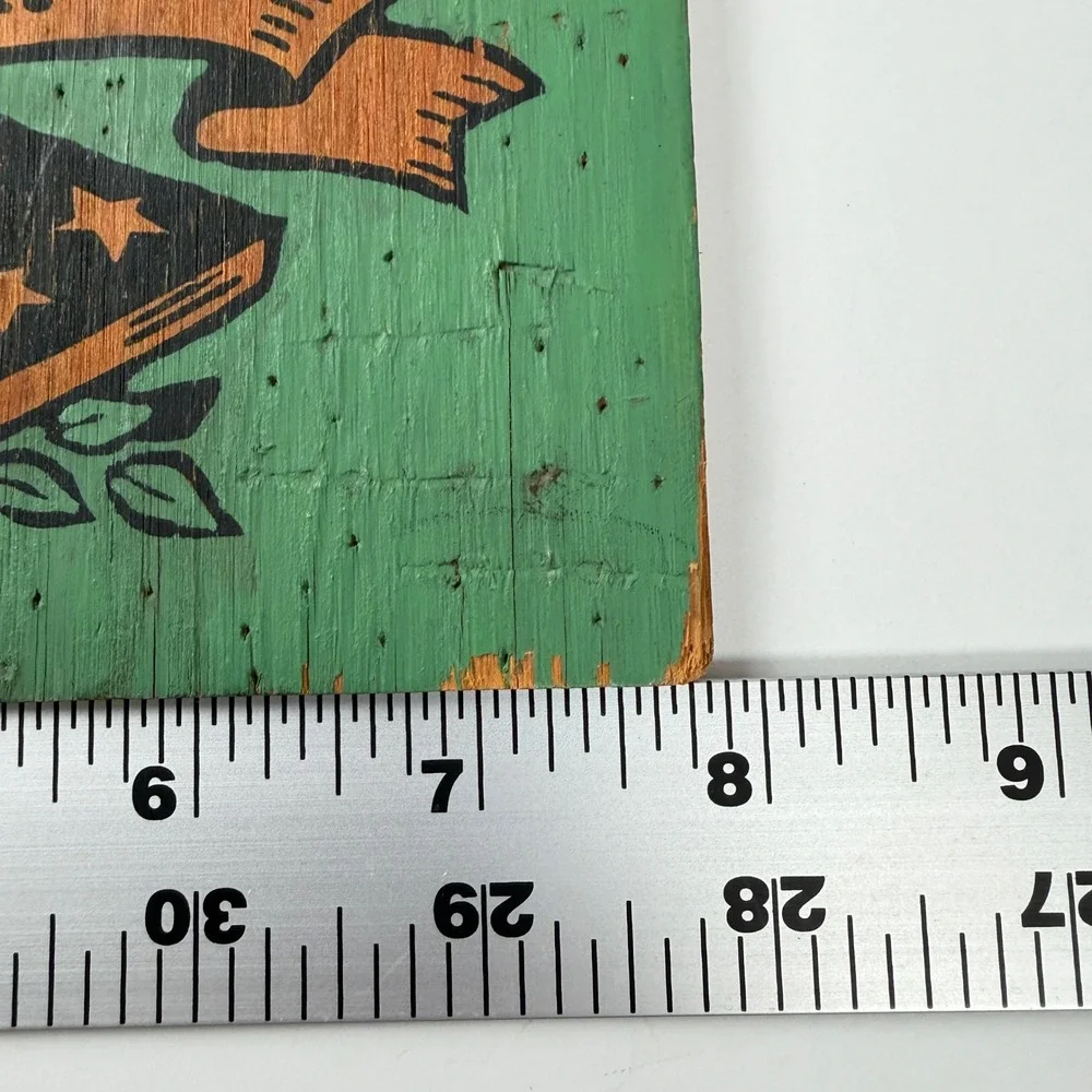 Rustic Americana Liberty‎ Forever Eagle Wood Plaque Patriotic Folk Art